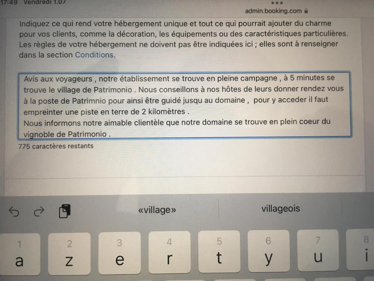 Mulinu Biancu Hotell Poggio-d'Oletta Eksteriør bilde